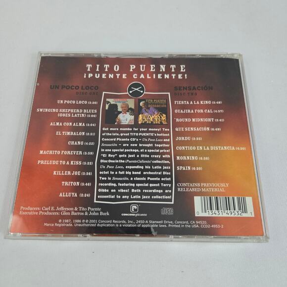 Tito Puente - Puente Caliente 2-Disc Music CD - MINT Condition - Picture 2 of 5